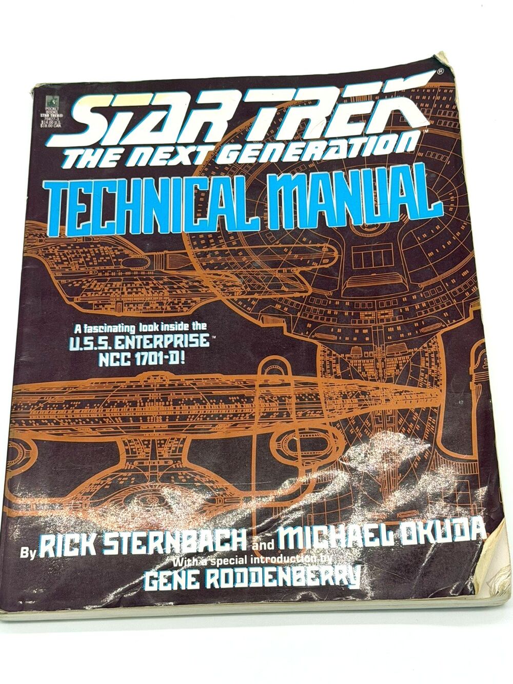 Star Trek THE NEXT GENERATION Technical Manual 1991 SC 1st Print USS Enterprise